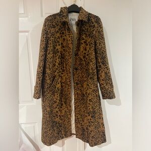Leopard Print Coat